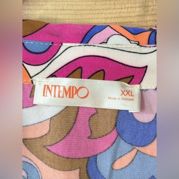 Intempo Patterned Blouse - Picture 4 of 5